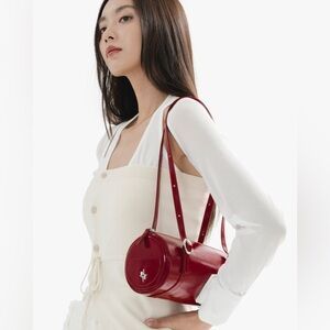 FIND KAPOOR Burgundy Pillow Bag